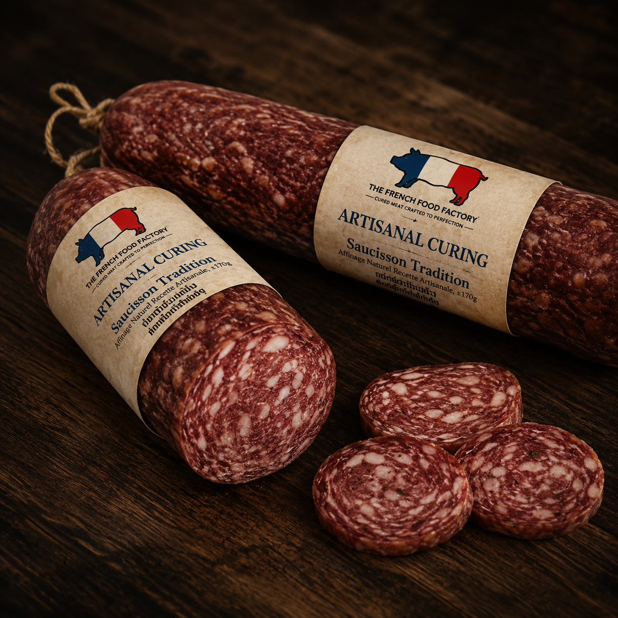 Saucisson Tradition. Fresh from the atelier.